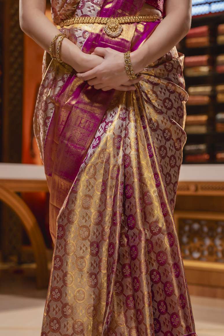 Pure Kanchipuram Silk Saree.