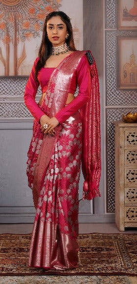 Pure Kanchipuram Silk Saree.