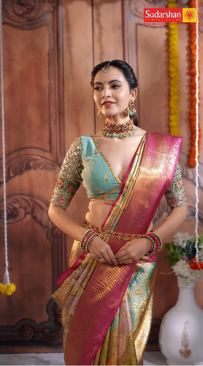 Pure Kanchipuram Silk Saree.