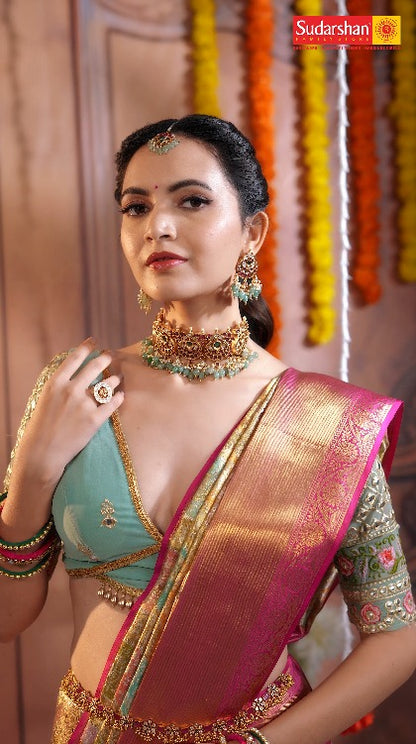 Pure Kanchipuram Silk Saree.