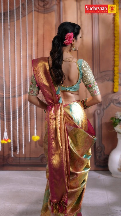 Pure Kanchipuram Silk Saree.