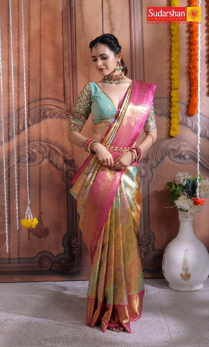 Pure Kanchipuram Silk Saree.