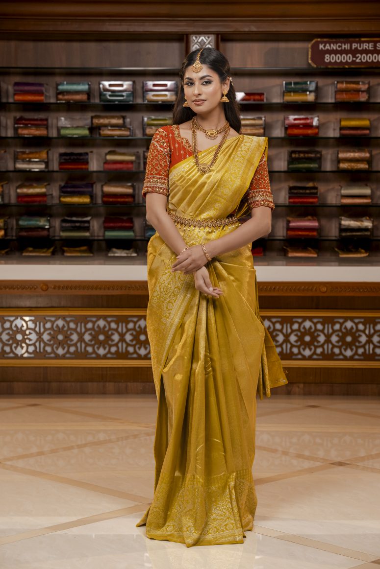 Pure Kanchipuram Silk Saree.