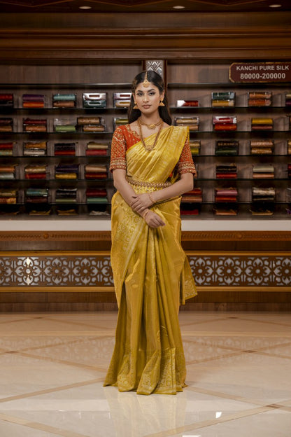 Pure Kanchipuram Silk Saree.