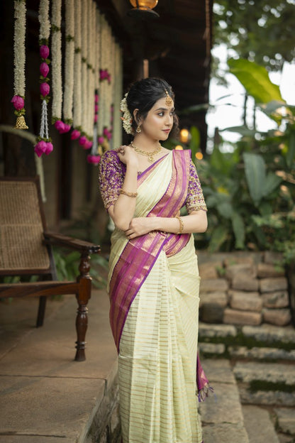 Pure Kanchipuram Silk Saree.
