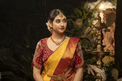 Pure Kanchipuram Silk Saree.