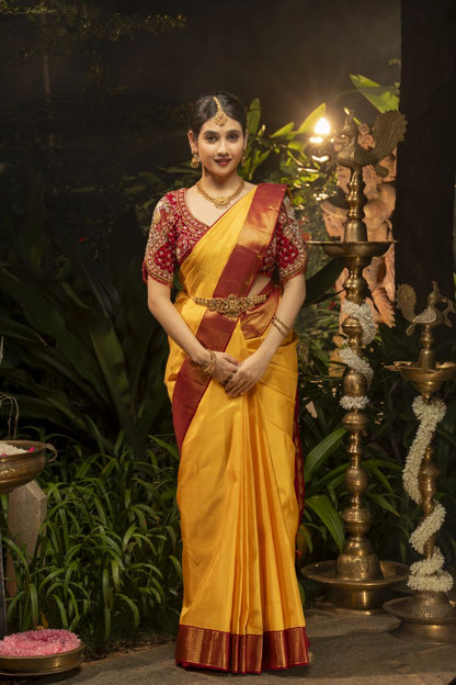 Pure Kanchipuram Silk Saree.