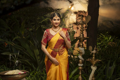 Pure Kanchipuram Silk Saree.