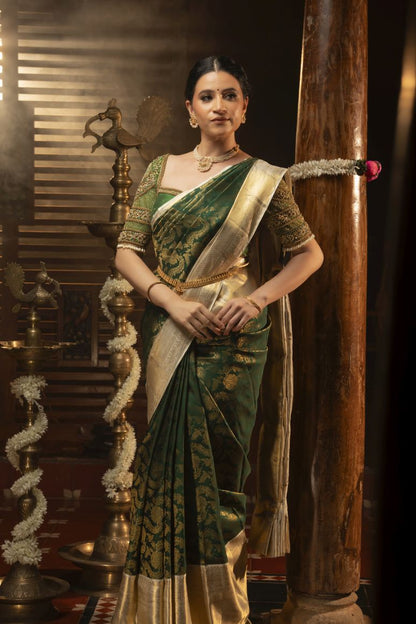 Pure Kanchipuram Silk Saree.