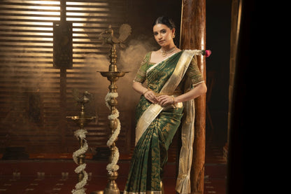 Pure Kanchipuram Silk Saree.