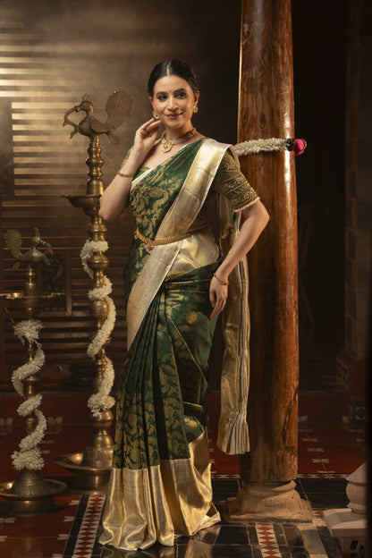 Pure Kanchipuram Silk Saree.
