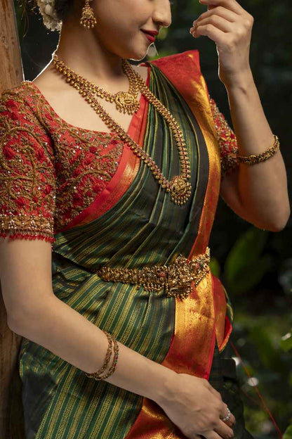 Pure Kanchipuram Silk Saree.