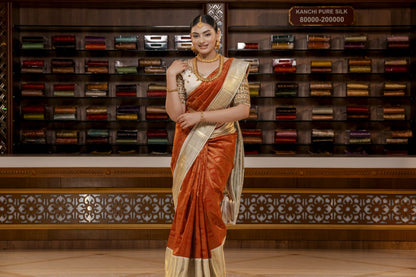 Pure Kanchipuram Silk Saree.