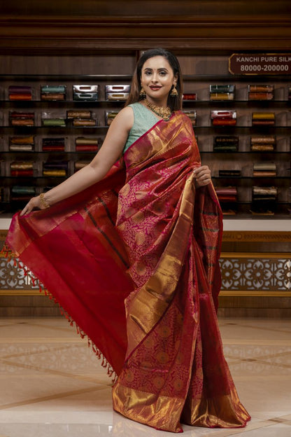 Pure Kanchipuram Silk Saree.