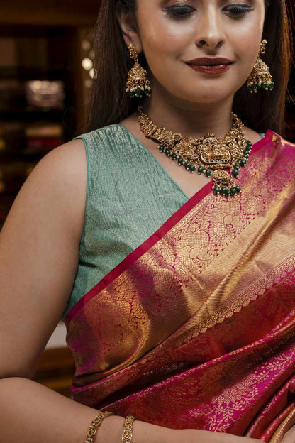 Pure Kanchipuram Silk Saree.