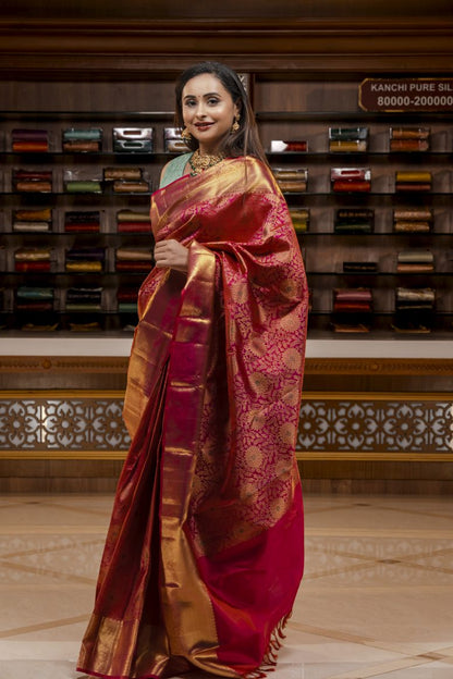 Pure Kanchipuram Silk Saree.