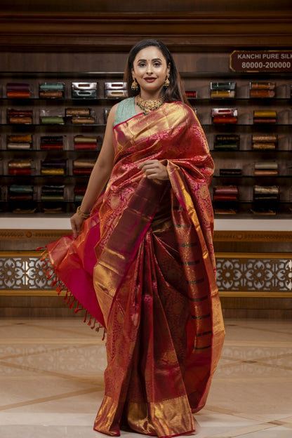 Pure Kanchipuram Silk Saree.