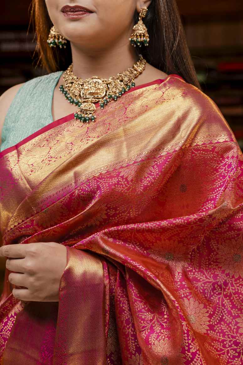 Pure Kanchipuram Silk Saree.