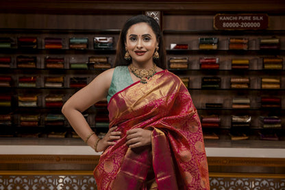 Pure Kanchipuram Silk Saree.