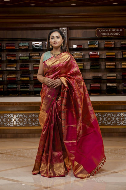 Pure Kanchipuram Silk Saree.