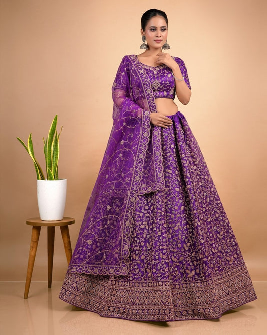 Latest Semi Stitched Lehenga Choli With Dupatta.
