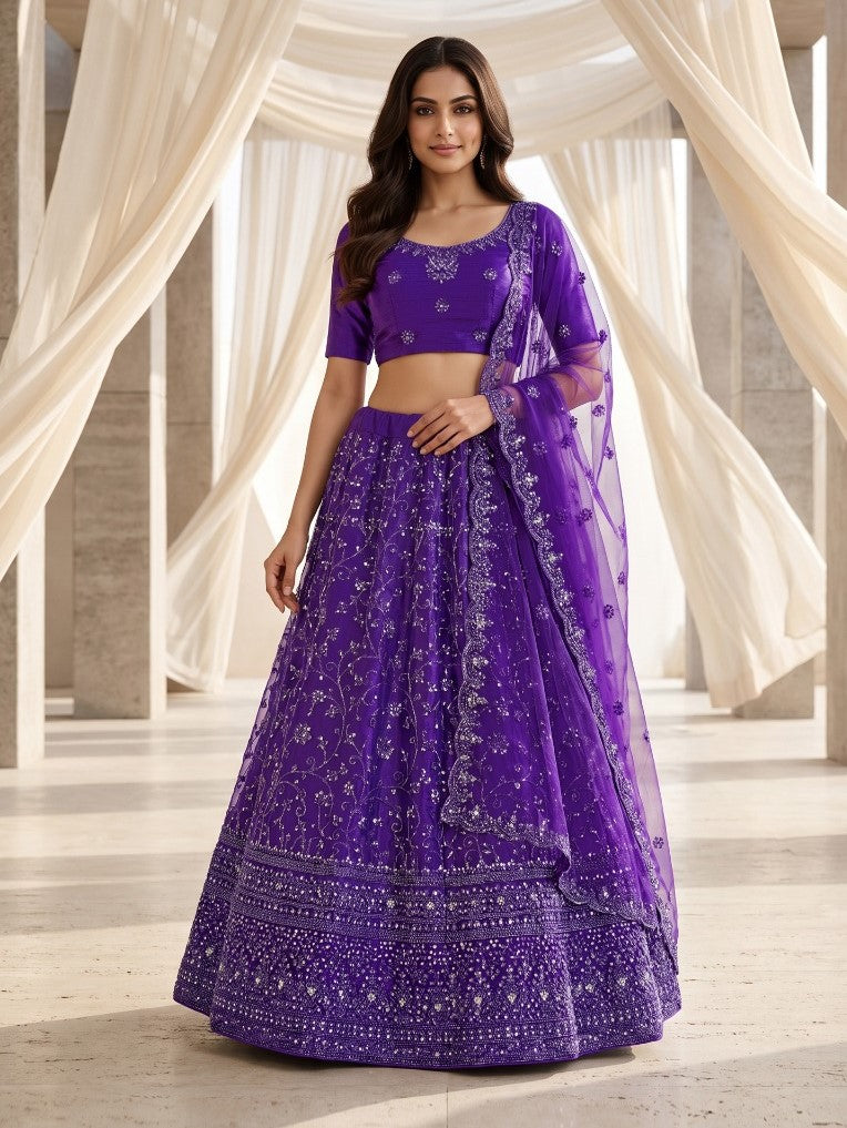 Latest Semi Stitched Lehenga Choli With Dupatta.