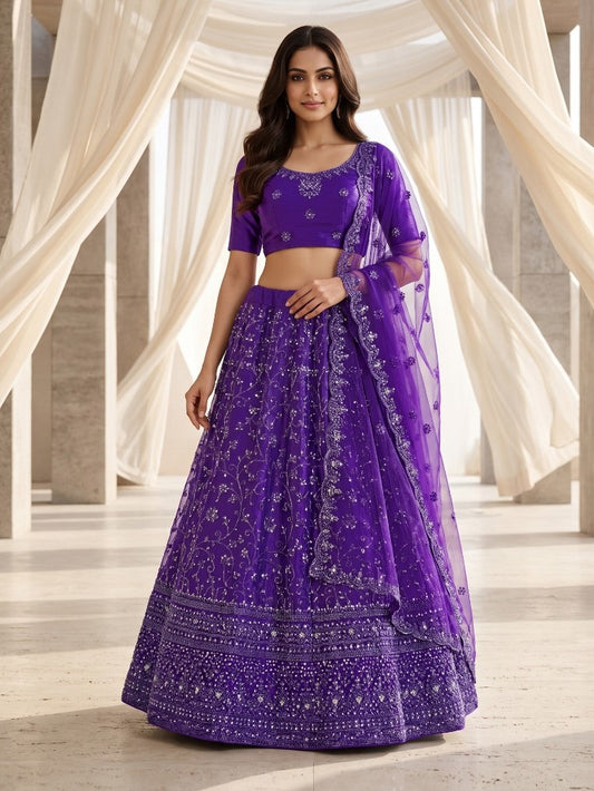 Latest Semi Stitched Lehenga Choli With Dupatta.