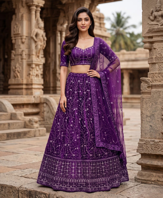 Latest Semi Stitched Lehenga Choli With Dupatta.