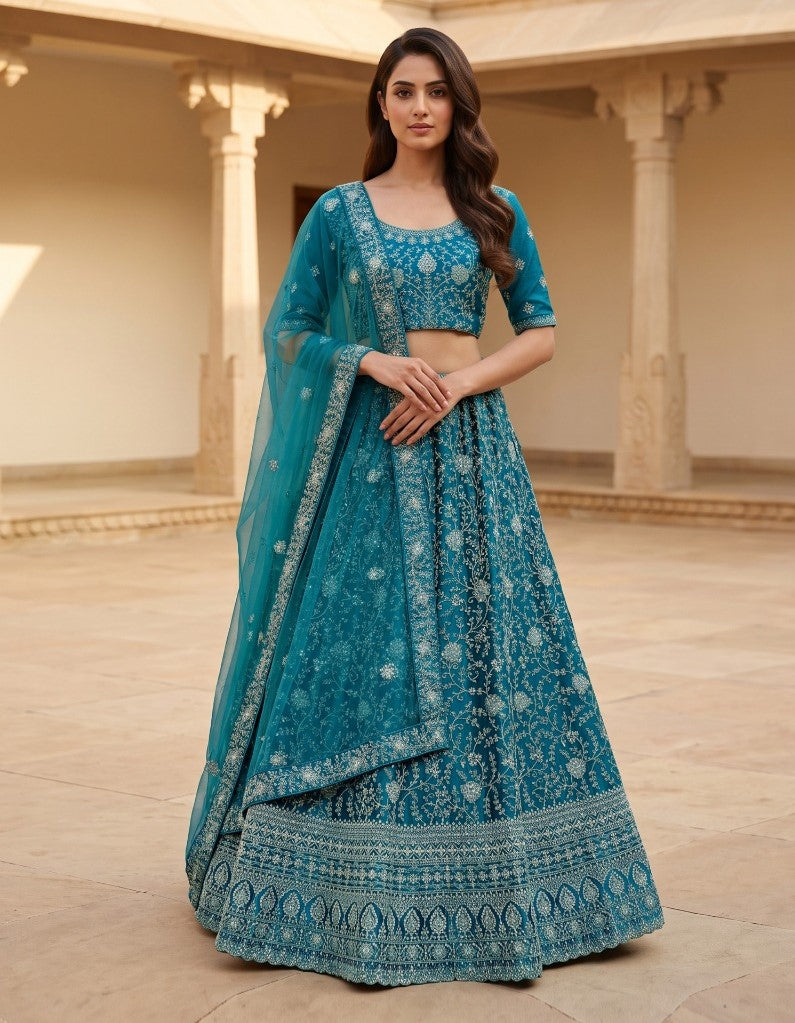 Latest Semi Stitched Lehenga Choli With Dupatta.