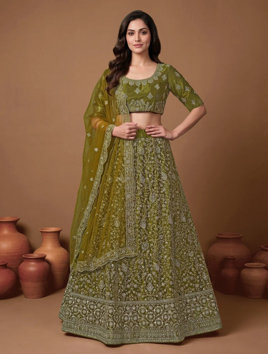 Latest Semi Stitched Lehenga Choli With Dupatta.