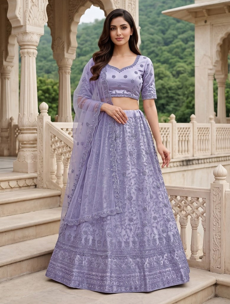 Latest Semi Stitched Lehenga Choli With Dupatta.