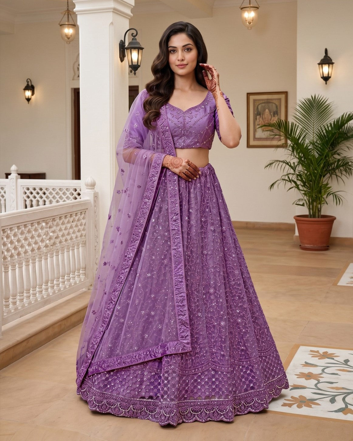 Latest Semi Stitched Lehenga Choli With Dupatta.