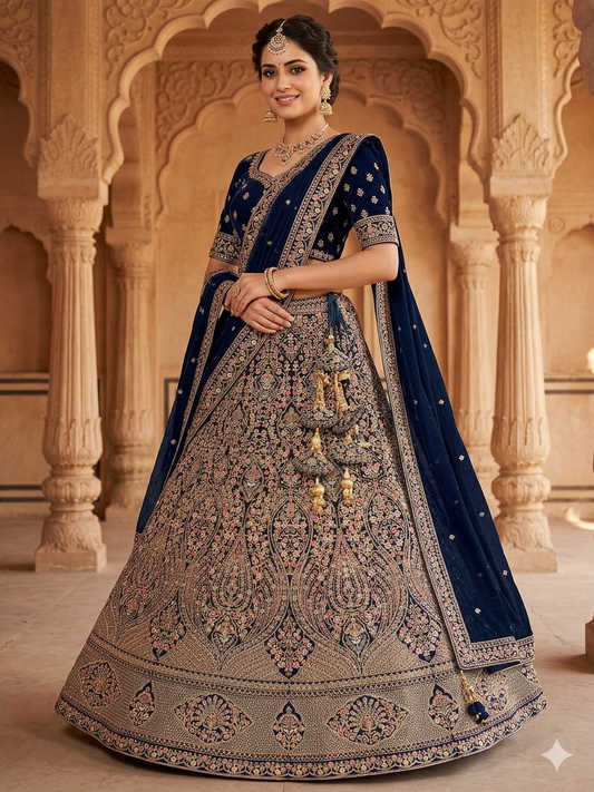 Latest Semi Stitched Lehenga Choli With Dupatta.