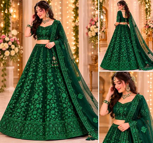 Latest Semi Stitched Lehenga Choli With Dupatta.