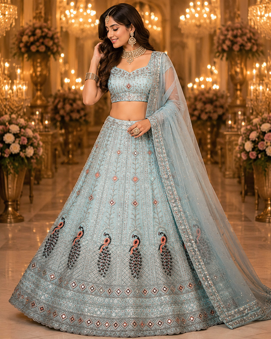 Latest Semi Stitched Lehenga Choli With Dupatta.