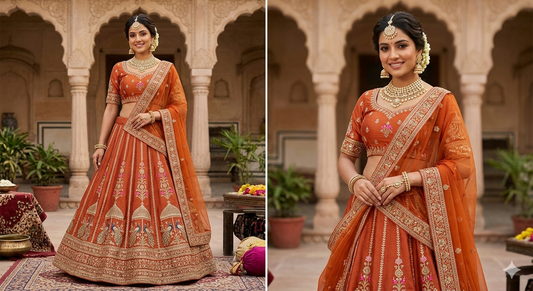 Latest Semi Stitched Velvet Lehenga Choli With Dupatta.