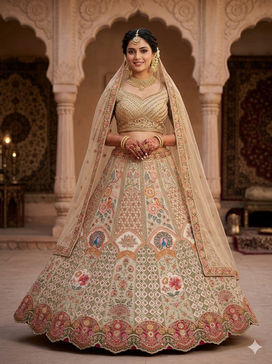 Latest Semi Stitched Velvet Lehenga Choli With Dupatta.