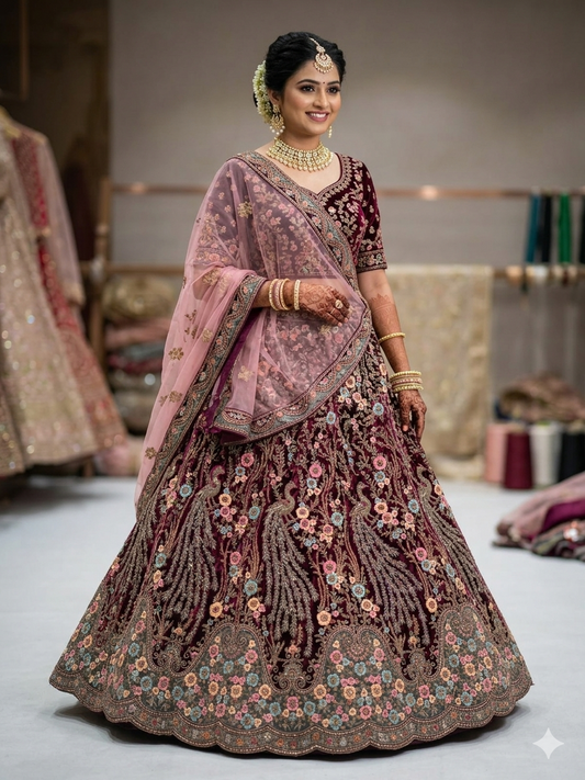 Latest Semi Stitched Lehenga Choli With Dupatta.