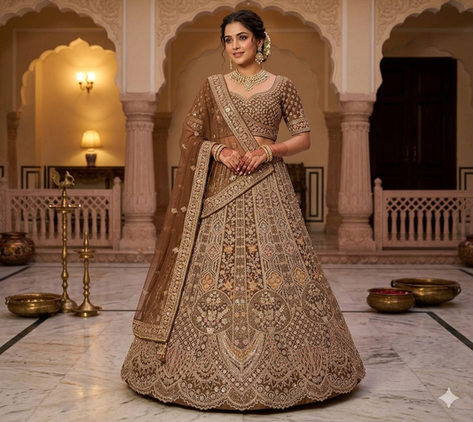 Latest Semi Stitched Lehenga Choli With Dupatta.