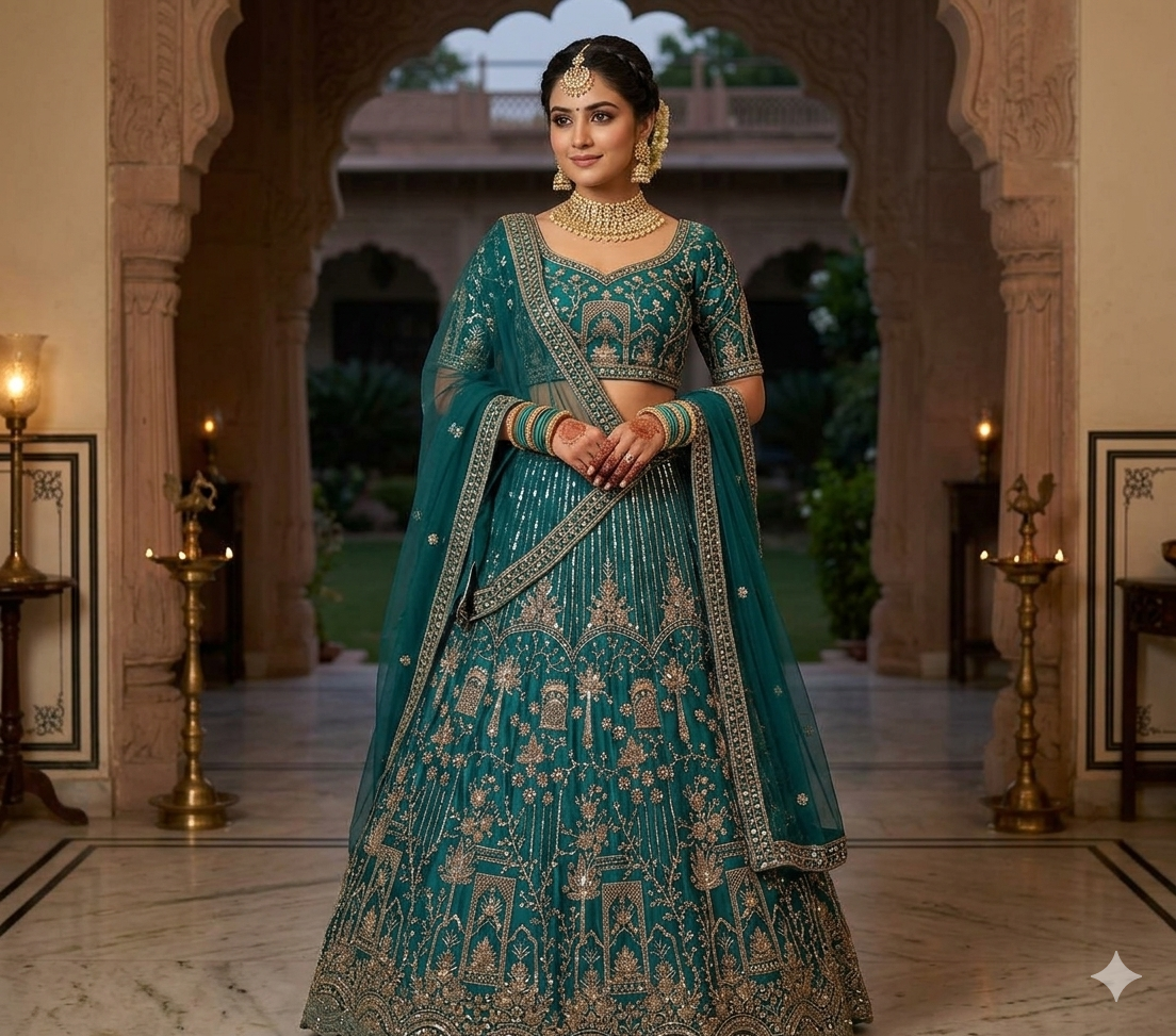 Latest Semi Stitched Lehenga Choli With Dupatta.