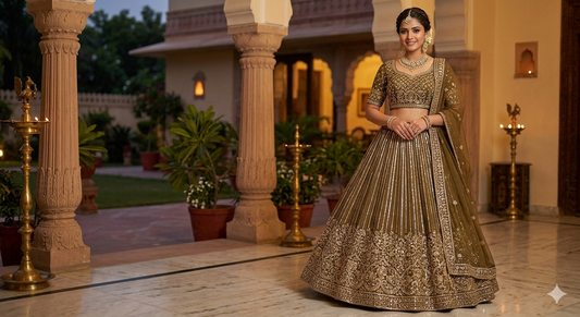 Latest Semi Stitched Lehenga Choli With Dupatta.