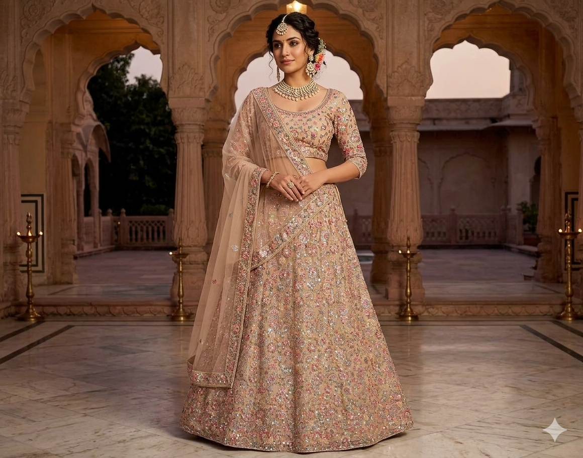Latest Semi Stitched Lehenga Choli With Dupatta.