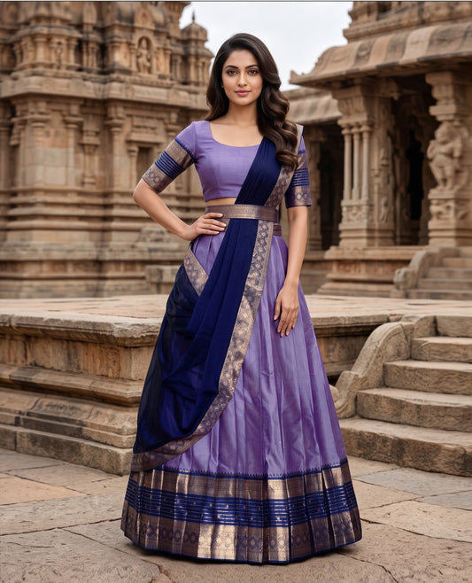 Latest Semi Stitched Lehenga Choli With Dupatta.