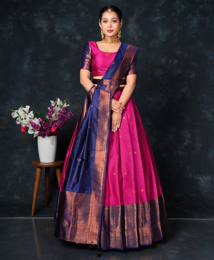Latest Semi Stitched Lehenga Choli With Dupatta.