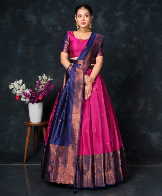 Latest Semi Stitched Lehenga Choli With Dupatta.