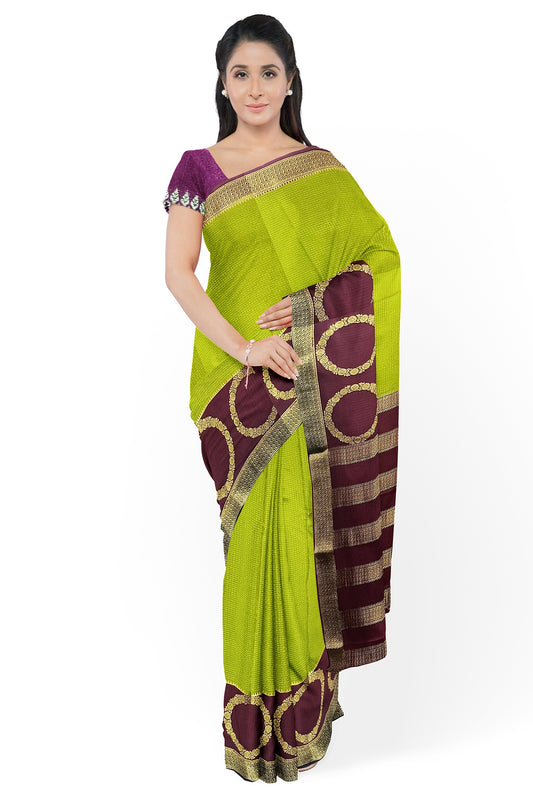 Pure Mysore Silk Crape Sarees