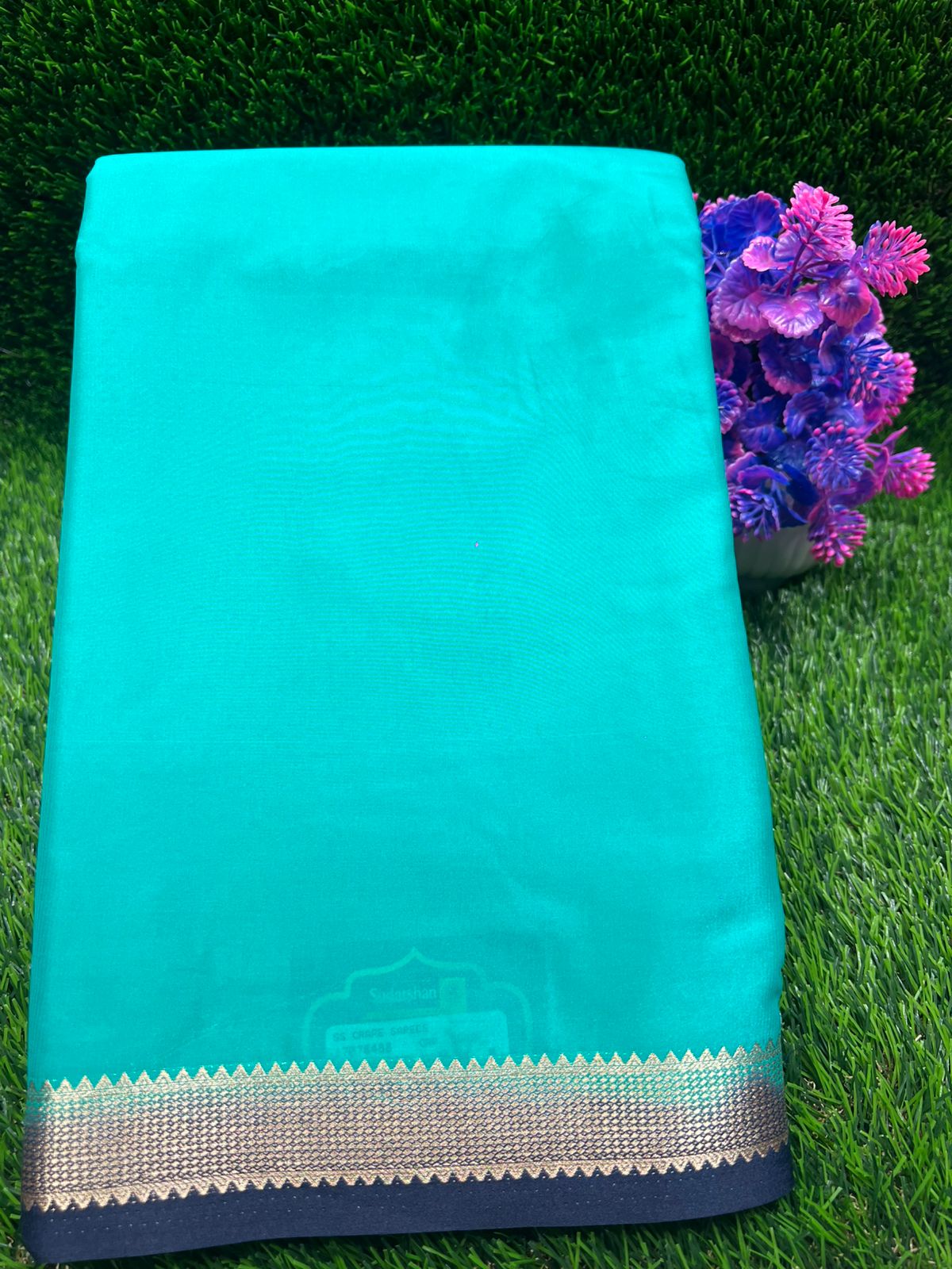 Artificial / Mix Crape Sarees ( Semi Crape )