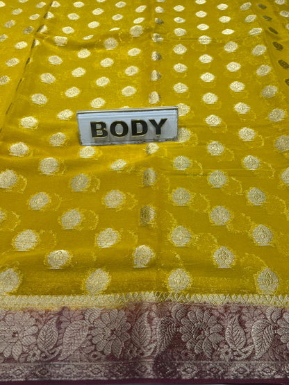 Artificial / Mix Crape Sarees ( Semi Crape )