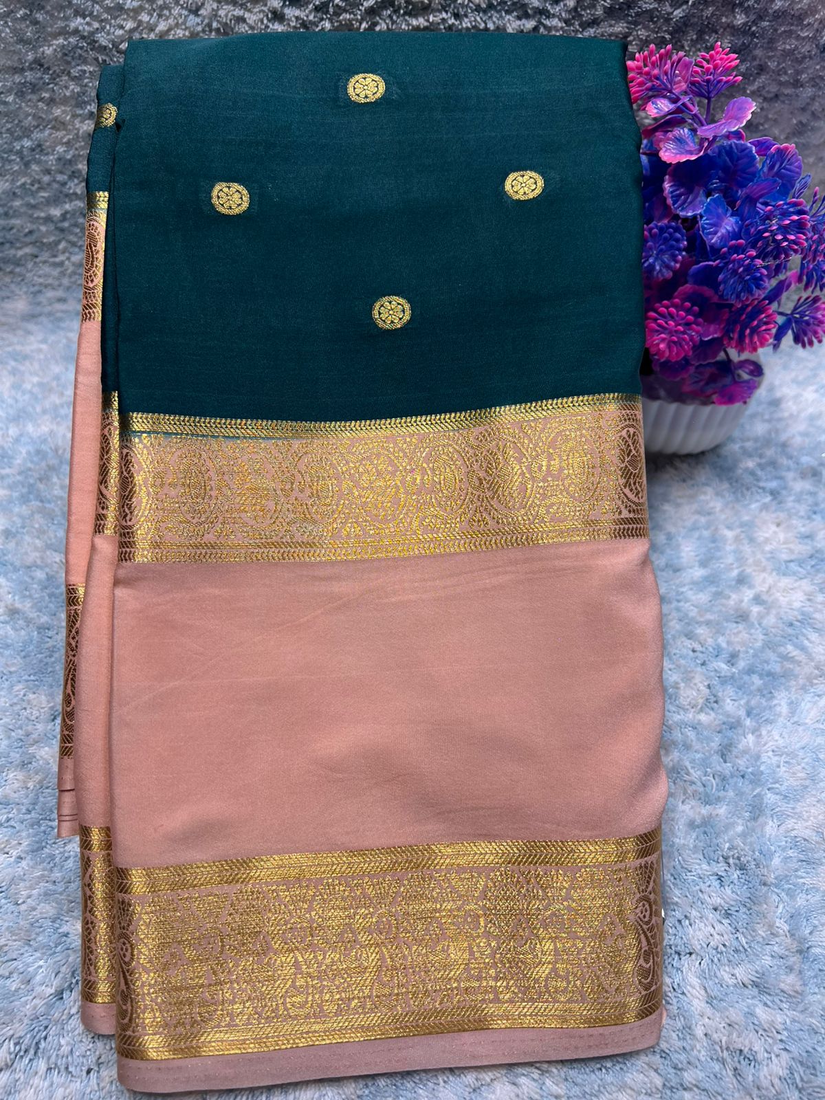 Artificial / Mix Crape Sarees