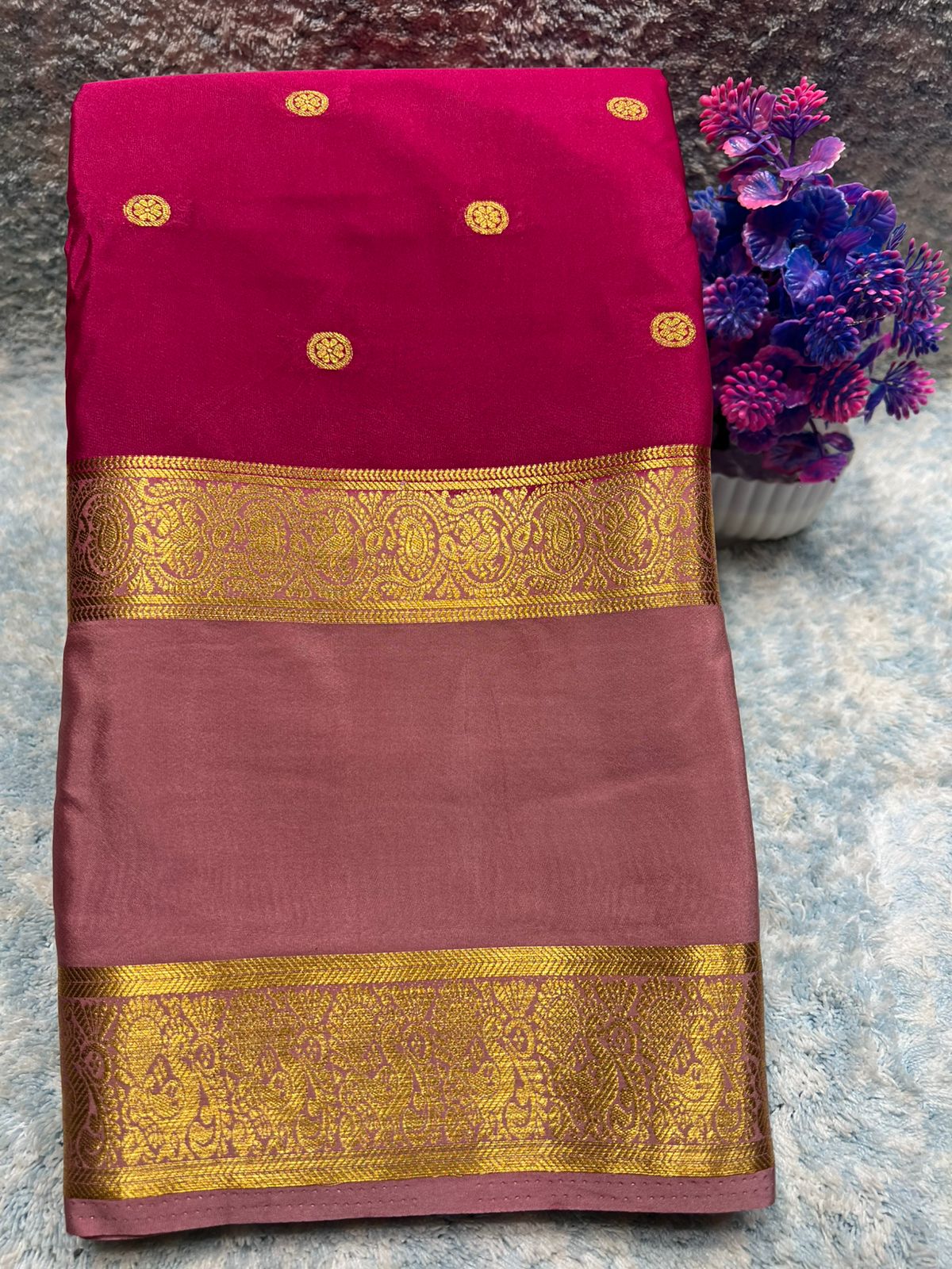 Artificial / Mix Crape Sarees